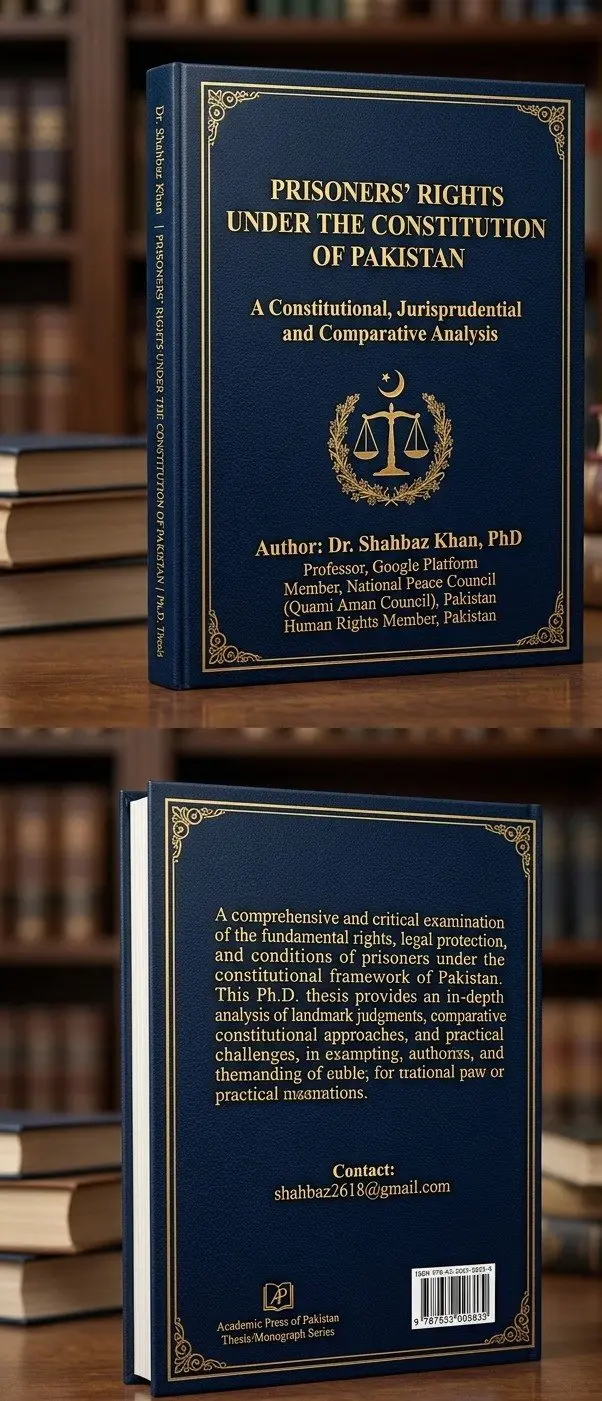 Prisoners’ Rights under the Constitution of Pakistan — Front & Back