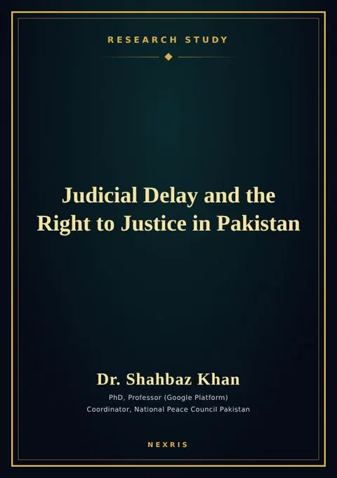 Cover of Judicial Delay and the Right to Justice in Pakistan